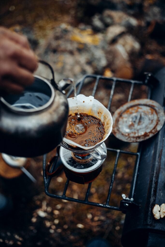 pour-over coffee