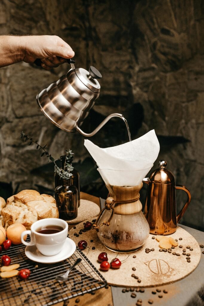 pour-over technique